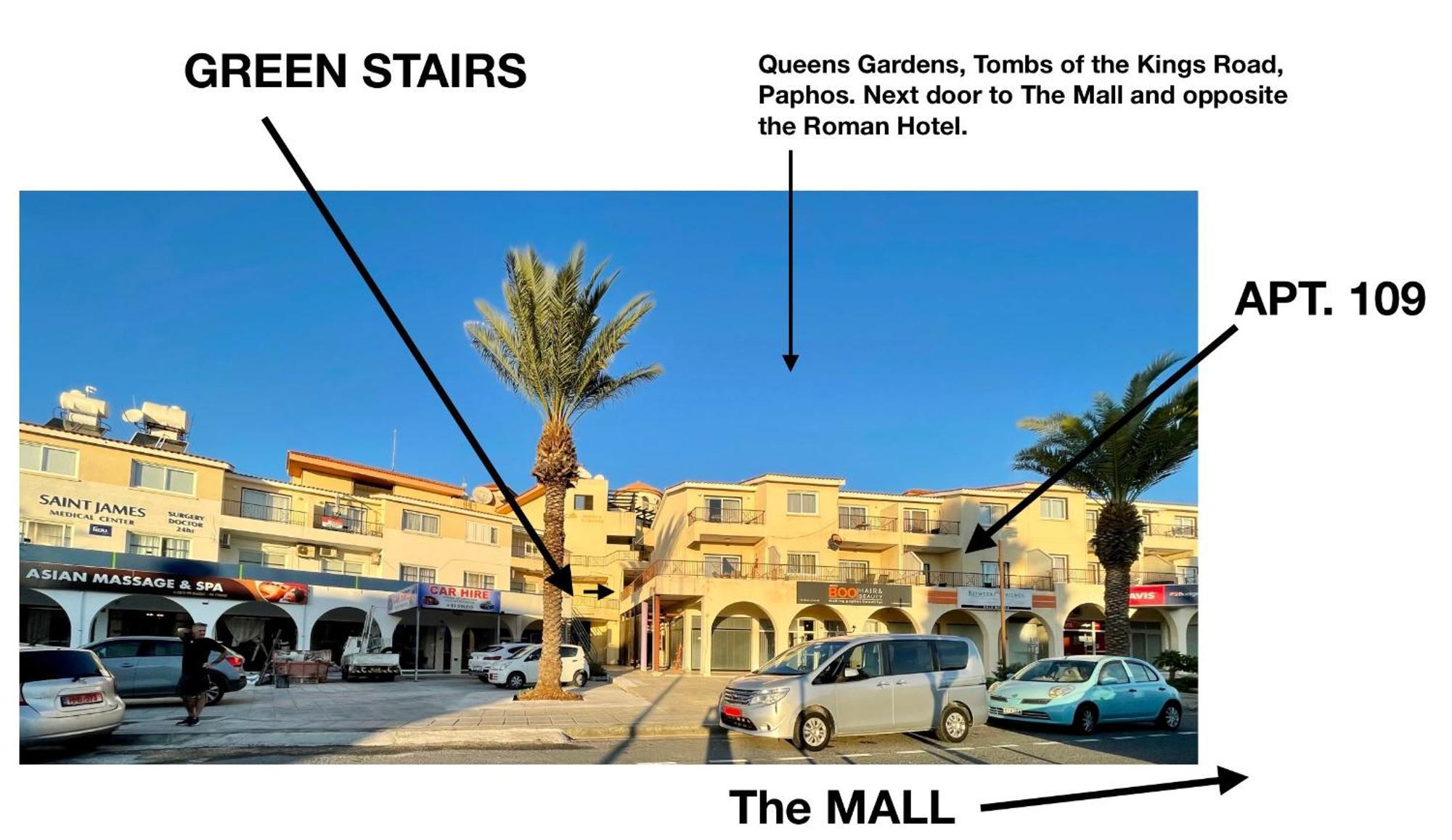 Apartamento 109 Queens Gardens, Paphos Exterior foto